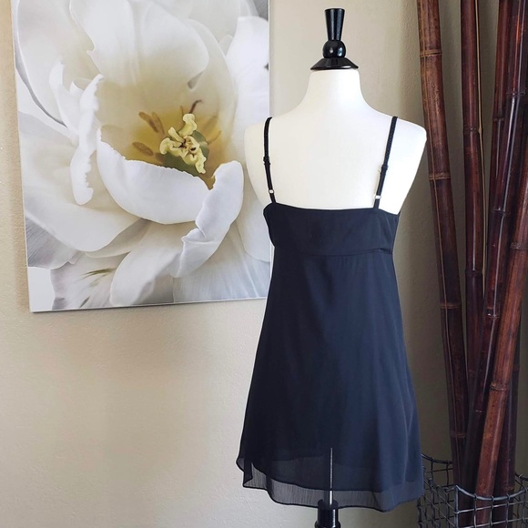 Bizz Princess Black Beaded Slip Dress ~ Size S - Picture 4 of 4